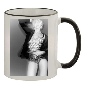 Cameron Diaz 11oz Colored Rim & Handle Mug