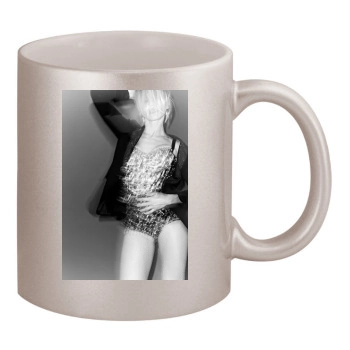 Cameron Diaz 11oz Metallic Silver Mug