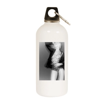 Cameron Diaz White Water Bottle With Carabiner