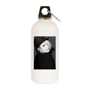 Cameron Diaz White Water Bottle With Carabiner