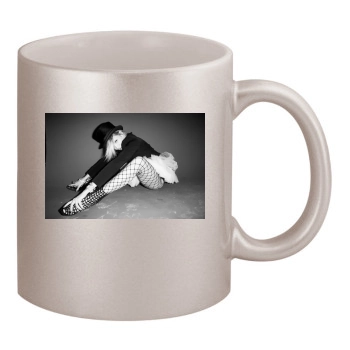 Cameron Diaz 11oz Metallic Silver Mug