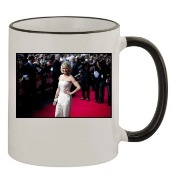 Cameron Diaz 11oz Colored Rim & Handle Mug