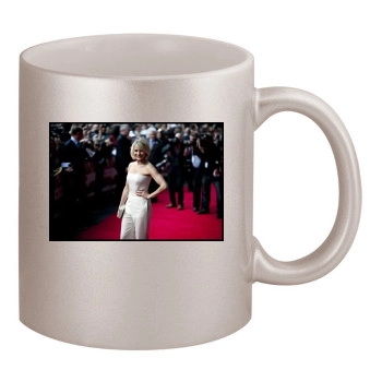 Cameron Diaz 11oz Metallic Silver Mug