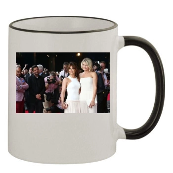 Cameron Diaz 11oz Colored Rim & Handle Mug