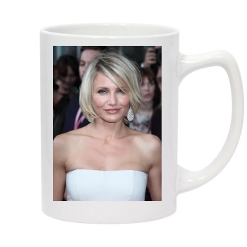 Cameron Diaz 14oz White Statesman Mug