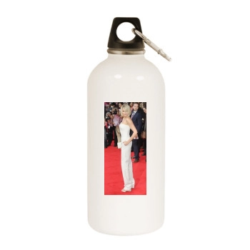 Cameron Diaz White Water Bottle With Carabiner