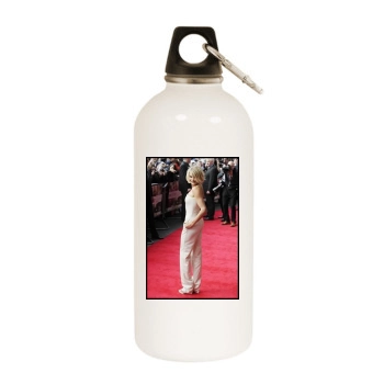 Cameron Diaz White Water Bottle With Carabiner