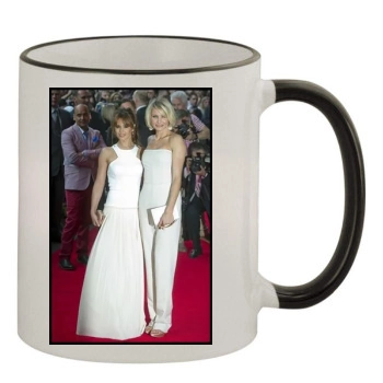 Cameron Diaz 11oz Colored Rim & Handle Mug