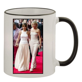 Cameron Diaz 11oz Colored Rim & Handle Mug