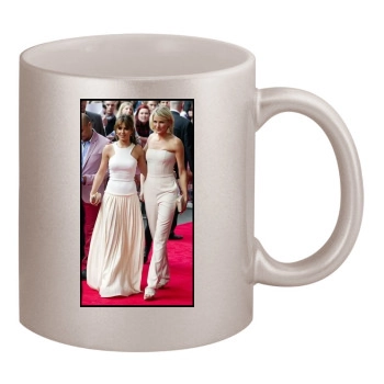 Cameron Diaz 11oz Metallic Silver Mug