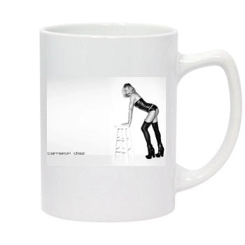 Cameron Diaz 14oz White Statesman Mug