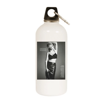 Cameron Diaz White Water Bottle With Carabiner