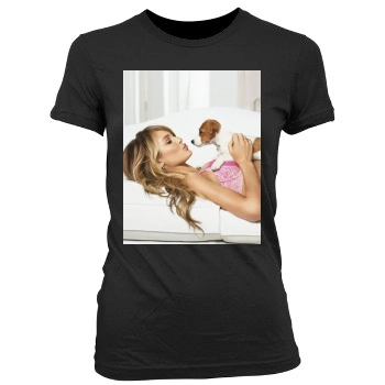 Candice Swanepoel Women's Junior Cut Crewneck T-Shirt