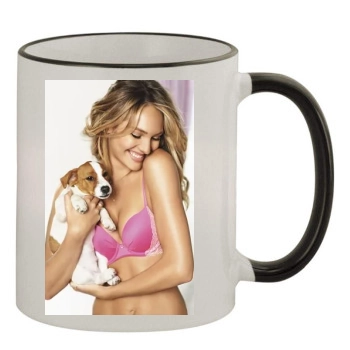 Candice Swanepoel 11oz Colored Rim & Handle Mug