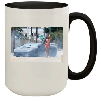 Candice Swanepoel 15oz Colored Inner & Handle Mug