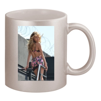 Candice Swanepoel 11oz Metallic Silver Mug