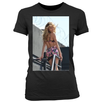 Candice Swanepoel Women's Junior Cut Crewneck T-Shirt