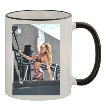 Candice Swanepoel 11oz Colored Rim & Handle Mug