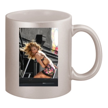 Candice Swanepoel 11oz Metallic Silver Mug