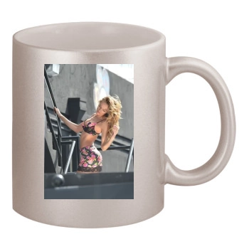 Candice Swanepoel 11oz Metallic Silver Mug