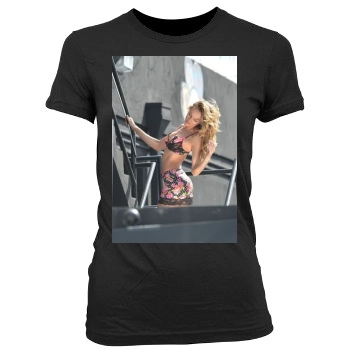 Candice Swanepoel Women's Junior Cut Crewneck T-Shirt