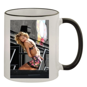 Candice Swanepoel 11oz Colored Rim & Handle Mug