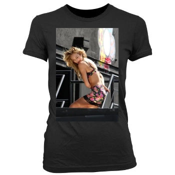 Candice Swanepoel Women's Junior Cut Crewneck T-Shirt