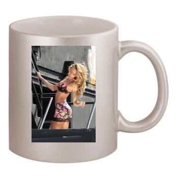 Candice Swanepoel 11oz Metallic Silver Mug