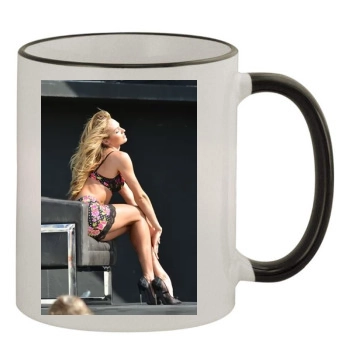 Candice Swanepoel 11oz Colored Rim & Handle Mug