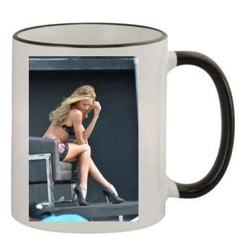 Candice Swanepoel 11oz Colored Rim & Handle Mug