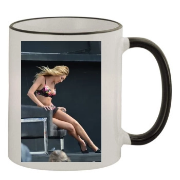 Candice Swanepoel 11oz Colored Rim & Handle Mug