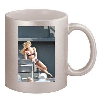 Candice Swanepoel 11oz Metallic Silver Mug