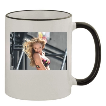 Candice Swanepoel 11oz Colored Rim & Handle Mug