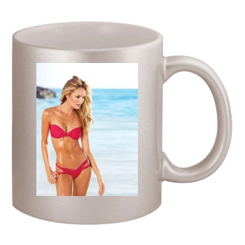 Candice Swanepoel 11oz Metallic Silver Mug