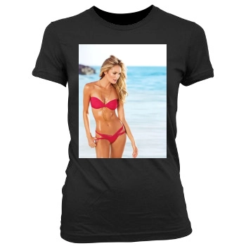 Candice Swanepoel Women's Junior Cut Crewneck T-Shirt