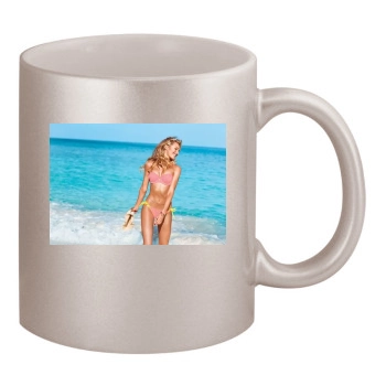 Candice Swanepoel 11oz Metallic Silver Mug