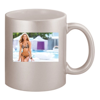 Candice Swanepoel 11oz Metallic Silver Mug