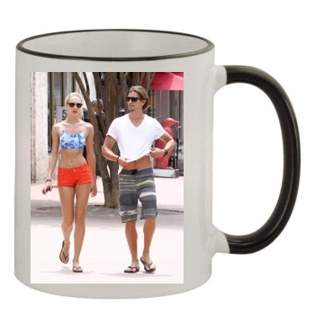 Candice Swanepoel 11oz Colored Rim & Handle Mug