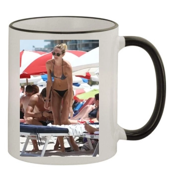 Candice Swanepoel 11oz Colored Rim & Handle Mug