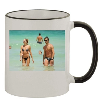 Candice Swanepoel 11oz Colored Rim & Handle Mug