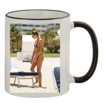 Candice Swanepoel 11oz Colored Rim & Handle Mug