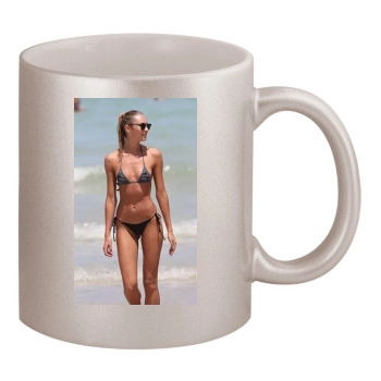 Candice Swanepoel 11oz Metallic Silver Mug