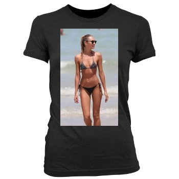 Candice Swanepoel Women's Junior Cut Crewneck T-Shirt