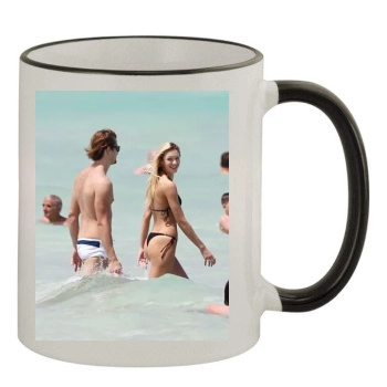 Candice Swanepoel 11oz Colored Rim & Handle Mug