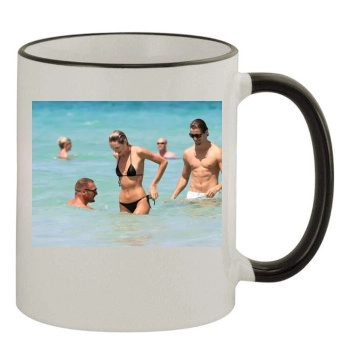 Candice Swanepoel 11oz Colored Rim & Handle Mug