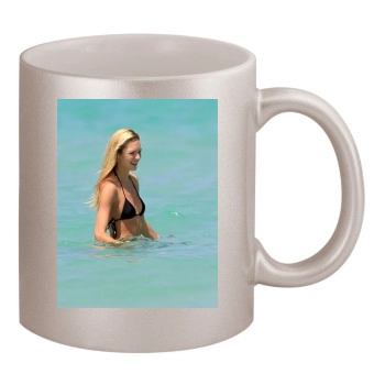 Candice Swanepoel 11oz Metallic Silver Mug