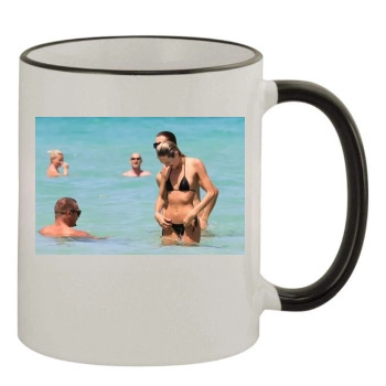 Candice Swanepoel 11oz Colored Rim & Handle Mug