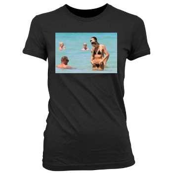 Candice Swanepoel Women's Junior Cut Crewneck T-Shirt