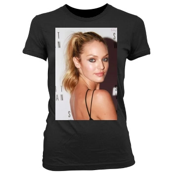 Candice Swanepoel Women's Junior Cut Crewneck T-Shirt