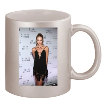 Candice Swanepoel 11oz Metallic Silver Mug